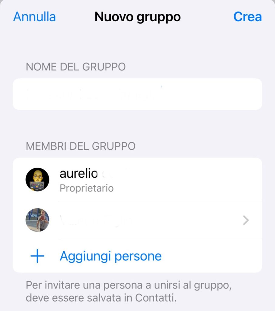 È possibile creare più gruppi per condividere le password in iOS 17 